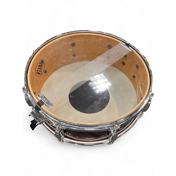 Used TAMA 14X5 Silverstar Snare WINE SPARKLE Drum