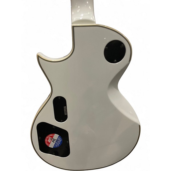 Used ESP LTD James Hetfield Signature Iron Cross Snow White Solid Body Electric Guitar