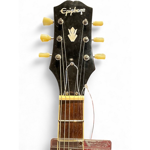 Used Epiphone ES355 2 Tone Sunburst Hollow Body Electric Guitar