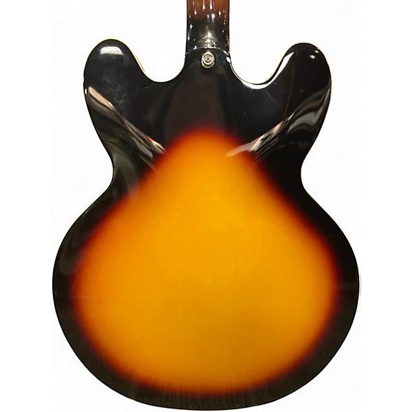 Used Epiphone ES355 2 Tone Sunburst Hollow Body Electric Guitar