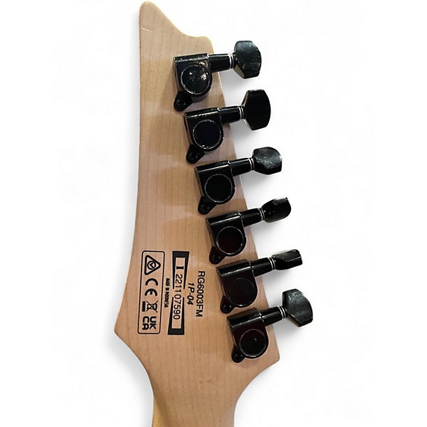 Used Ibanez RG6003FM Blue Solid Body Electric Guitar