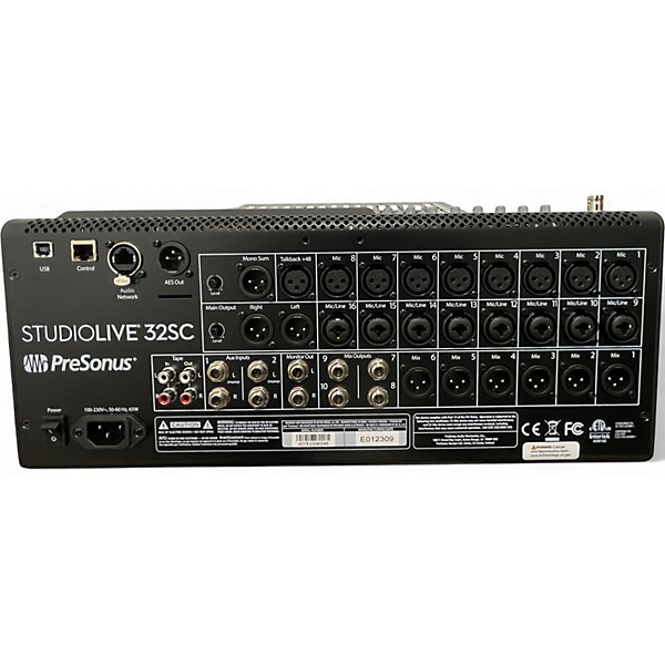 Used PreSonus STUDIOLIVE 32SC Digital Mixer