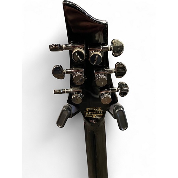 Used Schecter Guitar Research Hellraiser C1 Black Solid Body Electric Guitar