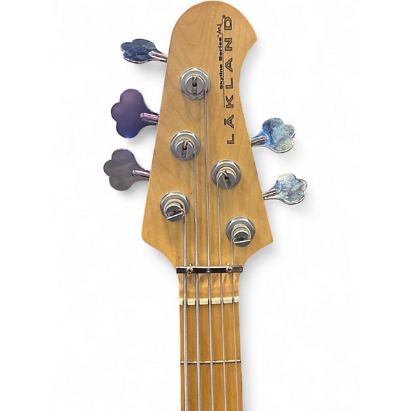 Used Lakland 55-01 Skyline Series 5 String 2 Color Sunburst Electric Bass Guitar