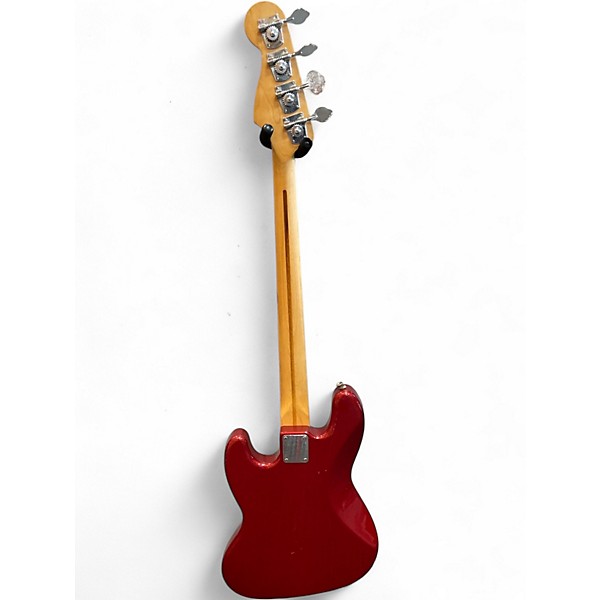 Used 2013 Fender Standard Jazz Bass Candy Apple Red Electric Bass Guitar