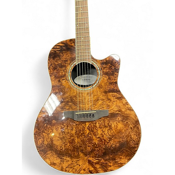 Used Ovation CS24P-NBM BURL Acoustic Electric Guitar