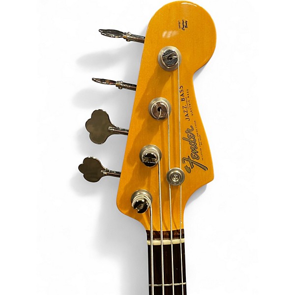 Used 2021 Fender American Original 60s Jazz Bass 3 Tone Sunburst Electric Bass Guitar