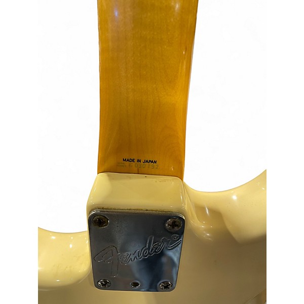 Used Fender Stratocaster Vintage White Solid Body Electric Guitar