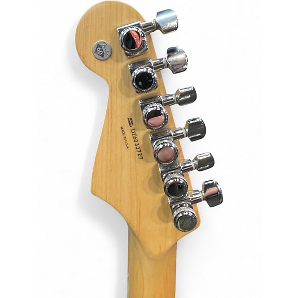 Used 2006 Fender STRATOCASTER 60TH Olympic Pearl Solid Body Electric Guitar