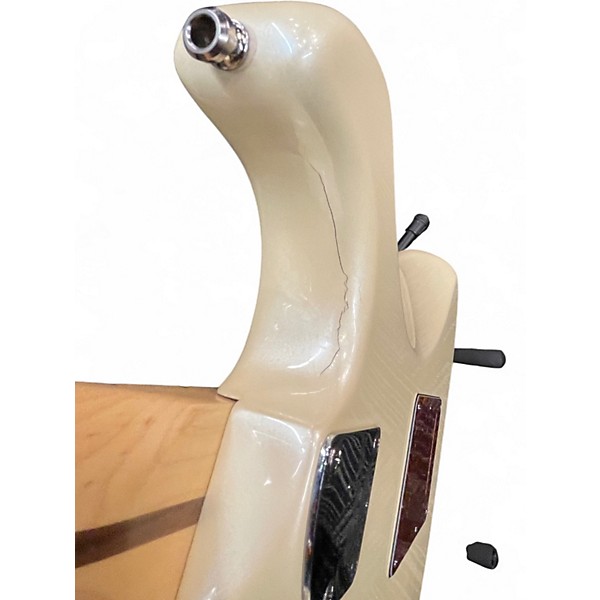 Used 2006 Fender STRATOCASTER 60TH Olympic Pearl Solid Body Electric Guitar