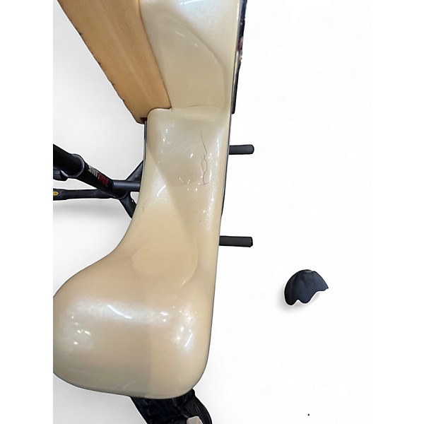 Used 2006 Fender STRATOCASTER 60TH Olympic Pearl Solid Body Electric Guitar