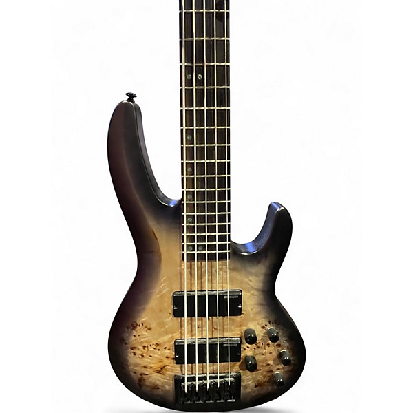 Used ESP LTD B5 Charcoal Burst Electric Bass Guitar