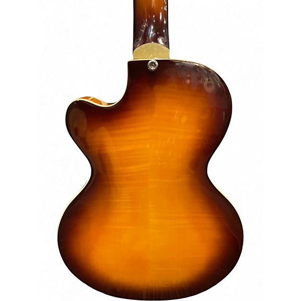 Used Hofner 500/2 2 Tone Sunburst Electric Bass Guitar