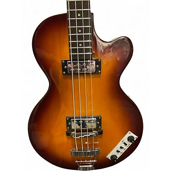 Used Hofner 500/2 2 Tone Sunburst Electric Bass Guitar