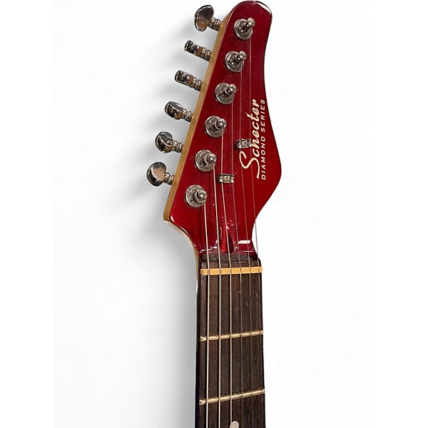 Used Schecter Guitar Research PT Fastback II B Metallic Red Solid Body Electric Guitar