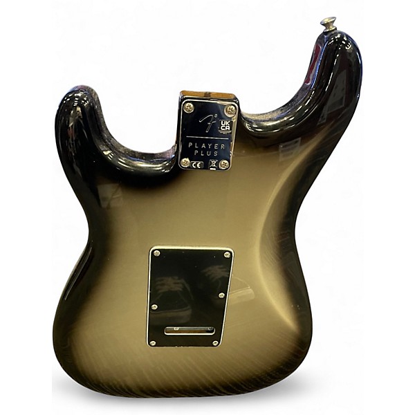 Used Fender Player Plus Stratocaster HSS Silverburst Solid Body Electric Guitar