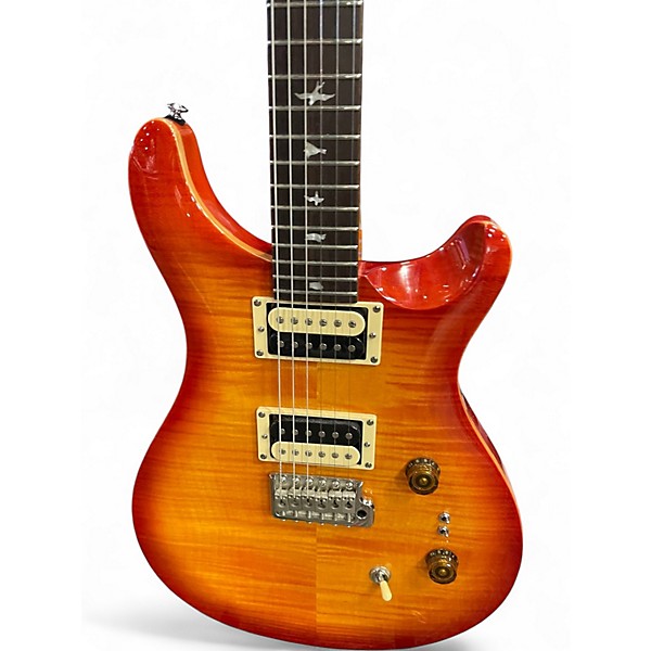 Used PRS SE Custom 24-08 Sunburst Solid Body Electric Guitar