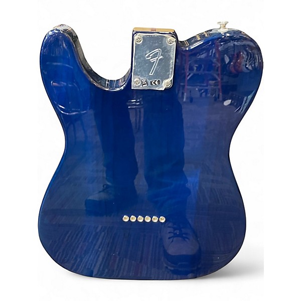 Used Fender Limited Edition Player Telecaster Plus Blue Burst Solid Body Electric Guitar