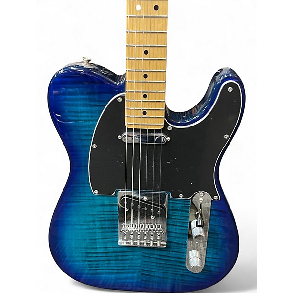 Used Fender Limited Edition Player Telecaster Plus Blue Burst Solid Body Electric Guitar