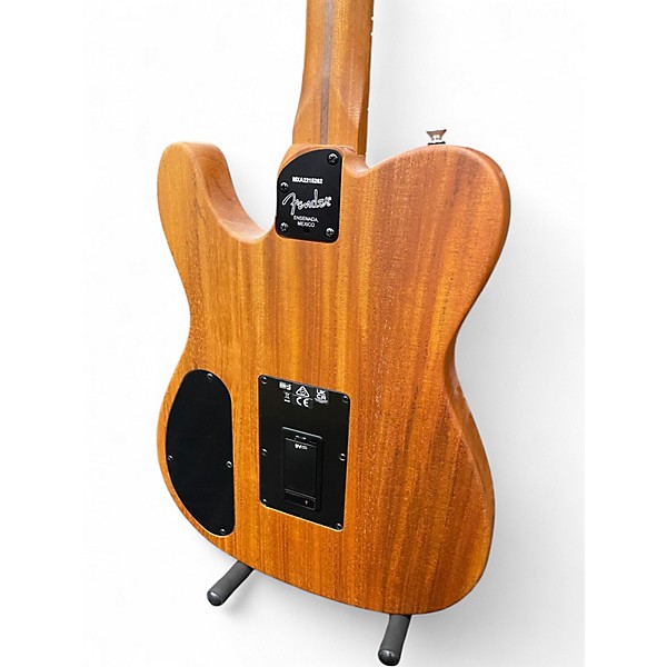 Used Fender Acoustasonic Player Telecaster Natural Acoustic Electric Guitar