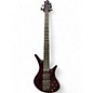 Used Legator HELIO 5 STRING MAGENTA BURL Electric Bass Guitar thumbnail