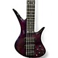 Used Legator HELIO 5 STRING MAGENTA BURL Electric Bass Guitar