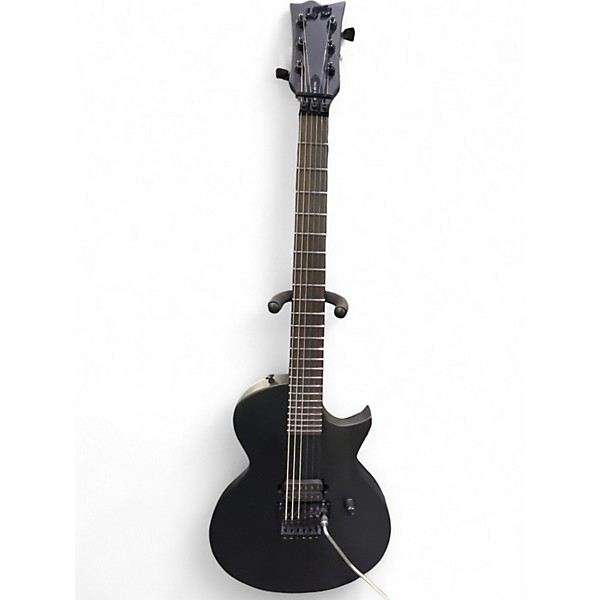 Used ESP LTD EC BLACK METAL Black Solid Body Electric Guitar