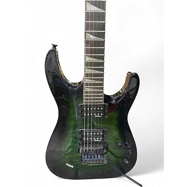 Used Jackson JS32Q Green Solid Body Electric Guitar