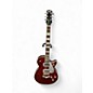 Used 2021 Gretsch Guitars Electromatic G5220 Jet V-Stoptail Dark Cherry Solid Body Electric Guitar thumbnail