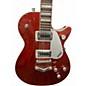 Used 2021 Gretsch Guitars Electromatic G5220 Jet V-Stoptail Dark Cherry Solid Body Electric Guitar