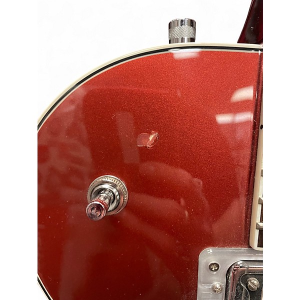 Used 2021 Gretsch Guitars Electromatic G5220 Jet V-Stoptail Dark Cherry Solid Body Electric Guitar