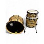 Used SJC 3 Piece CUSTOM 3-PIECE YARD SALE DRUM KIT TORCHED BAMBOO Drum Kit thumbnail