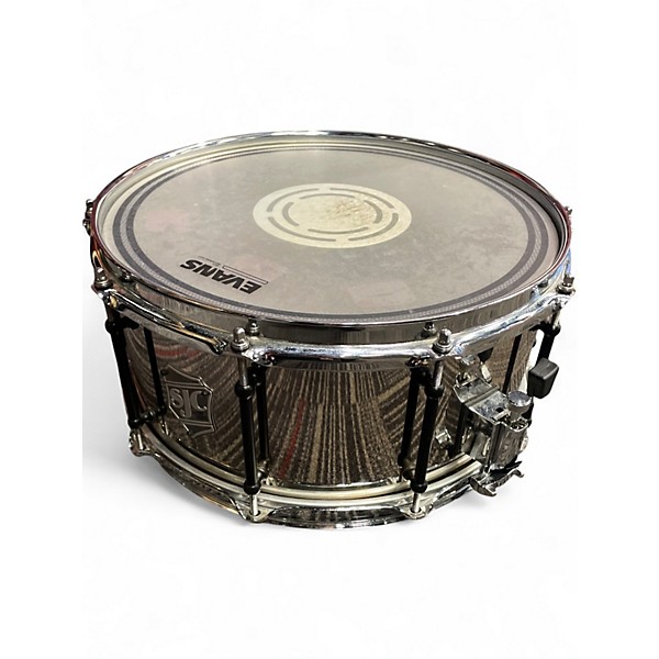 Used SJC 14in CHROME OVER STEEL SNARE Chrome Drum