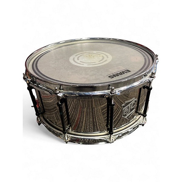 Used SJC 14in CHROME OVER STEEL SNARE Chrome Drum