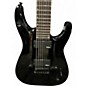 Used Jackson JS22-7 Dinky 7 String Black Solid Body Electric Guitar