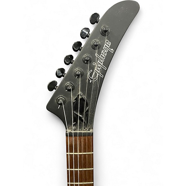 Used Epiphone Gothic 1958 Explorer BLACK Solid Body Electric Guitar