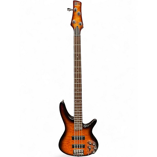 Used Ibanez SR400 2 Color Sunburst Electric Bass Guitar