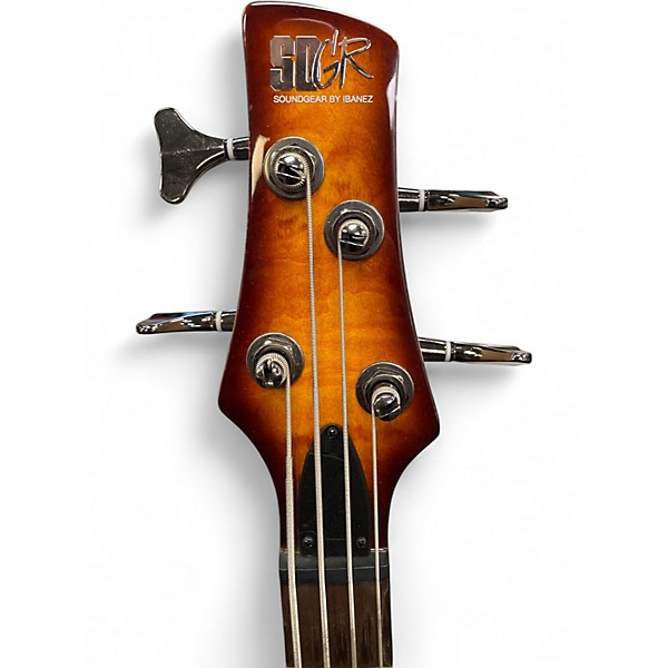 Used Ibanez SR400 2 Color Sunburst Electric Bass Guitar