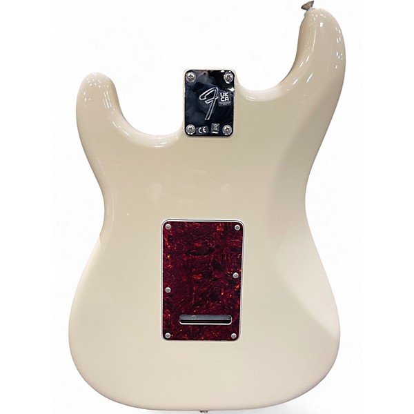 Used Fender Limited Edition Player Stratocaster Olympic White Solid Body Electric Guitar