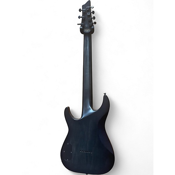 Used Schecter Guitar Research Diamond Series KM-7 MK1 7 String Satin White Solid Body Electric Guitar