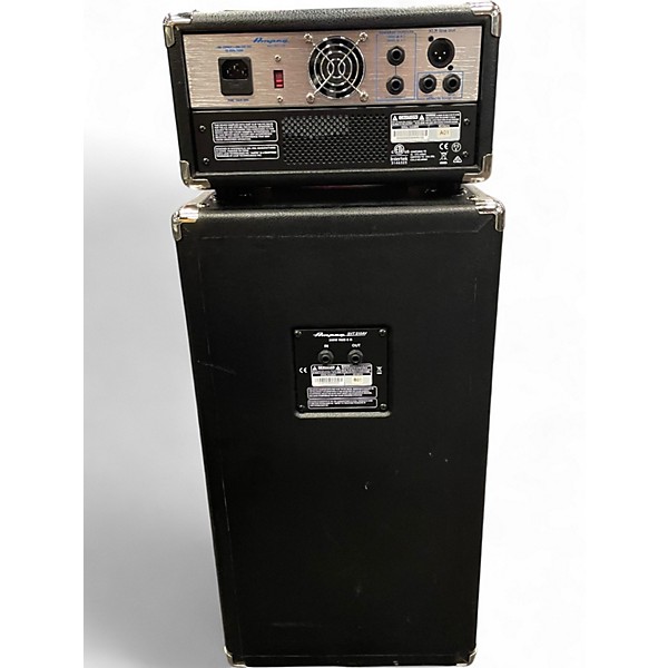 Used Ampeg Micro-VR Bass Amp Head and SVT210AV