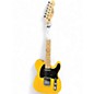 Used Squier Telecaster Yellow Solid Body Electric Guitar thumbnail