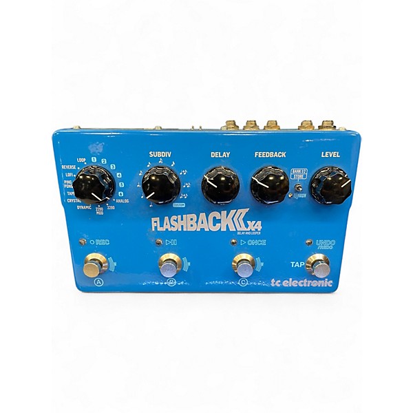 Used TC Electronic Flashback 2 X4 Delay And Looper Effect Pedal