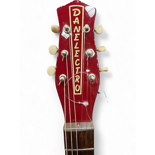 Used Danelectro U2                                                       U-2 Red Solid Body Electric Guitar