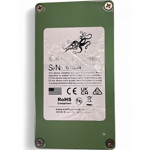 Used EarthQuaker Devices Plumes Small Signal Shredder Overdrive Effect Pedal