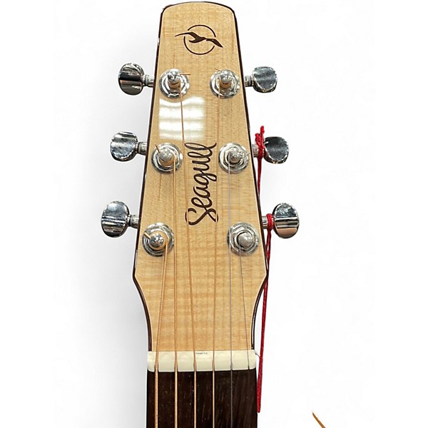 Used Seagull PERFORMER CW MINI JUMBO Natural Acoustic Electric Guitar