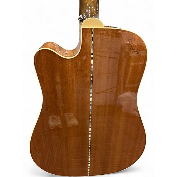 Used Zager ZAD-50CE Natural Acoustic Electric Guitar