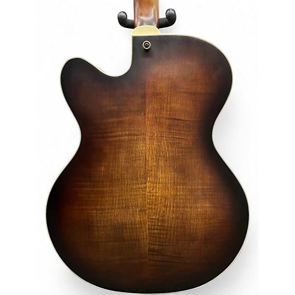 Used Washburn J600 Jazz Venetian Faded Tobacco Hollow Body Electric Guitar