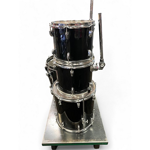 Used PDP by DW 5 Piece PACIFIC 5 SHELL PACK Black Drum Kit