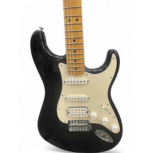 Used Fender Standard Stratocaster Black Solid Body Electric Guitar
